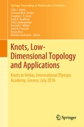 Cover: Knots, Low-Dimensional Topology and Applications - Springer
