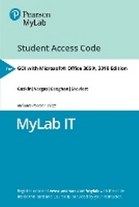 Abbildung von: MyLab IT with Pearson eText Access Code for GO! with Microsoft Office 365, 2019 Edition - Pearson