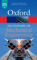 Cover: A Dictionary of Mechanical Engineering - Oxford University Press