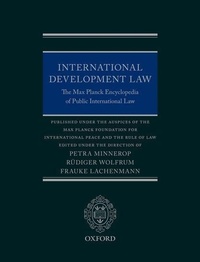 Enlarge image Cover: International Development Law - Oxford University Press