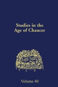 Cover: Studies in the Age of Chaucer - The New Chaucer Society