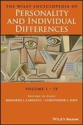 Cover: The Wiley Encyclopedia of Personality and Individual Differences - Wiley