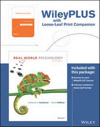 Enlarge image Cover: Real World Psychology, 2e Wileyplus Learning Space Registration Card + Loose-Leaf Print Companion - Wiley