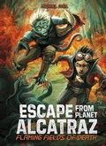 Cover: Flaming Fields of Death - Stone Arch Books