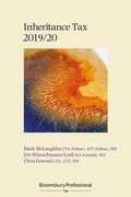 Cover: Bloomsbury Professional Inheritance Tax 2019/20 - Bloomsbury Professional