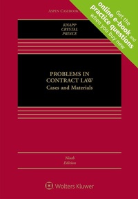 Enlarge image Cover: Problems in Contract Law - Aspen Publishing