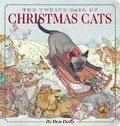 Cover: The Twelve Days of Christmas Cats Oversized Padded Board Book - Applesauce Press