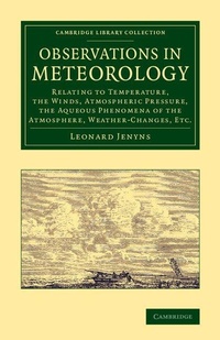 Enlarge image Cover: Observations in Meteorology - Cambridge University Press