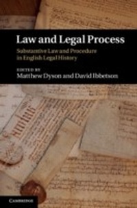 Enlarge image Cover: Law and Legal Process - Cambridge University Press