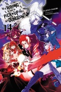 Cover: Is It Wrong to Try to Pick Up Girls in a Dungeon?, Vol. 14 (light novel) - Yen Press