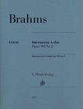 Cover: Johannes Brahms - Intermezzo A-dur op. 118 Nr. 2 - Henle, G&uuml;nter
