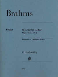 Abbildung von: Johannes Brahms - Intermezzo A-dur op. 118 Nr. 2 - Henle, Günter