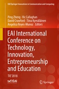 Cover: EAI International Conference on Technology, Innovation, Entrepreneurship and Education - Springer