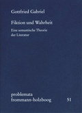 Cover: Fiktion und Wahrheit - frommann-holzboog