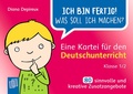 Cover: Eine Kartei f&uuml;r den Deutschunterricht - Klasse 1/2 - Verlag an der Ruhr