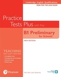 Cover: Cambridge English Qualifications: B1 Preliminary for Schools Practice Tests Plus with key - Pearson Education Limited
