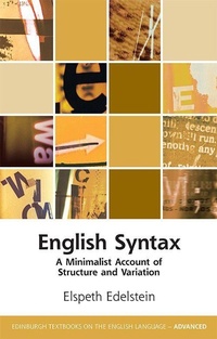 Enlarge image Cover: English Syntax - Edinburgh University Press