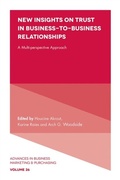 Cover: New Insights on Trust in Business-to-Business Relationships - Emerald Publishing Limited