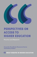 Cover: Perspectives on Access to Higher Education - Emerald Publishing Limited