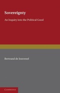 Cover: Sovereignty - Cambridge University Press