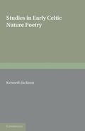 Cover: Studies in Early Celtic Nature Poetry - Cambridge University Press