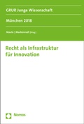 Cover: Recht als Infrastruktur f&uuml;r Innovation - Nomos
