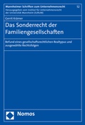 Abbildung von: Das Sonderrecht der Familiengesellschaften - Nomos