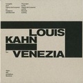 Cover: Louis Kahn and Venice - Silvana
