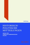 Cover: Historisch-Politische Mitteilungen 20 (2013) - B&ouml;hlau