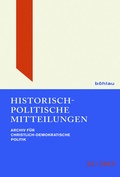 Cover: Historisch-Politische Mitteilungen - B&ouml;hlau