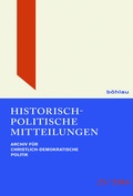 Cover: Historisch-Politische Mitteilungen - B&ouml;hlau