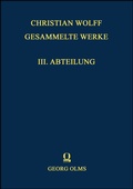Cover: Wolffiana VIII: Erfahrung und Wissenschaftstheorie bei Christian Wolff - Georg Olms Verlag