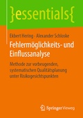 Cover: Fehlerm&ouml;glichkeits- und Einflussanalyse - Springer Vieweg