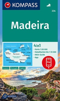 Abbildung von: KOMPASS Wanderkarte 234 Madeira 1:50.000 - KOMPASS-Karten