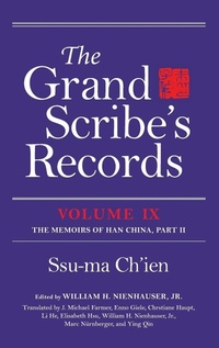 Enlarge image Cover: The Grand Scribe's Records, Volume IX - Indiana University Press