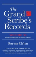 Cover: The Grand Scribe's Records, Volume XI - Indiana University Press
