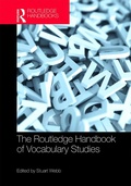 Cover: The Routledge Handbook of Vocabulary Studies - Routledge