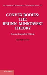 Abbildung von: Convex Bodies: The Brunn-Minkowski Theory - Cambridge University Press