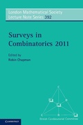 Cover: Surveys in Combinatorics 2011 - Cambridge University Press