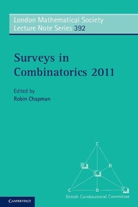 Enlarge image Cover: Surveys in Combinatorics 2011 - Cambridge University Press