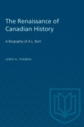 Cover: The Renaissance of Canadian History - University of Toronto Press