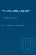 Cover: William Arthur Deacon - University of Toronto Press