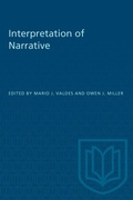 Cover: Interpretation of Narrative - University of Toronto Press