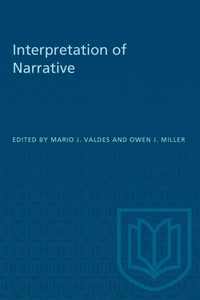 Enlarge image Cover: Interpretation of Narrative - University of Toronto Press