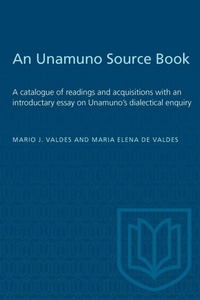 Enlarge image Cover: An Unamuno Source Book - University of Toronto Press