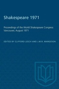 Cover: Shakespeare 1971 - University of Toronto Press