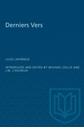 Cover: Derniers Vers - University of Toronto Press