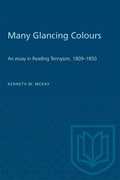 Cover: Many Glancing Colours - University of Toronto Press