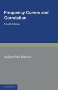 Cover: Frequency Curves and Correlation - Cambridge University Press
