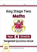 Cover: KS2 Maths Year 4 Stretch Targeted Question Book - Coordination Group Publications Ltd (CGP)